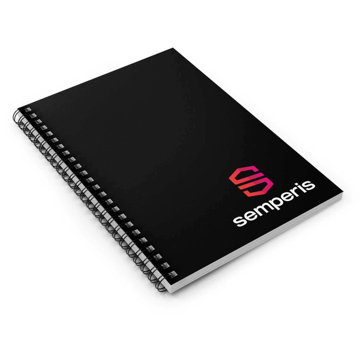 Spiral Notebook - Ruled Line (USA - Black)