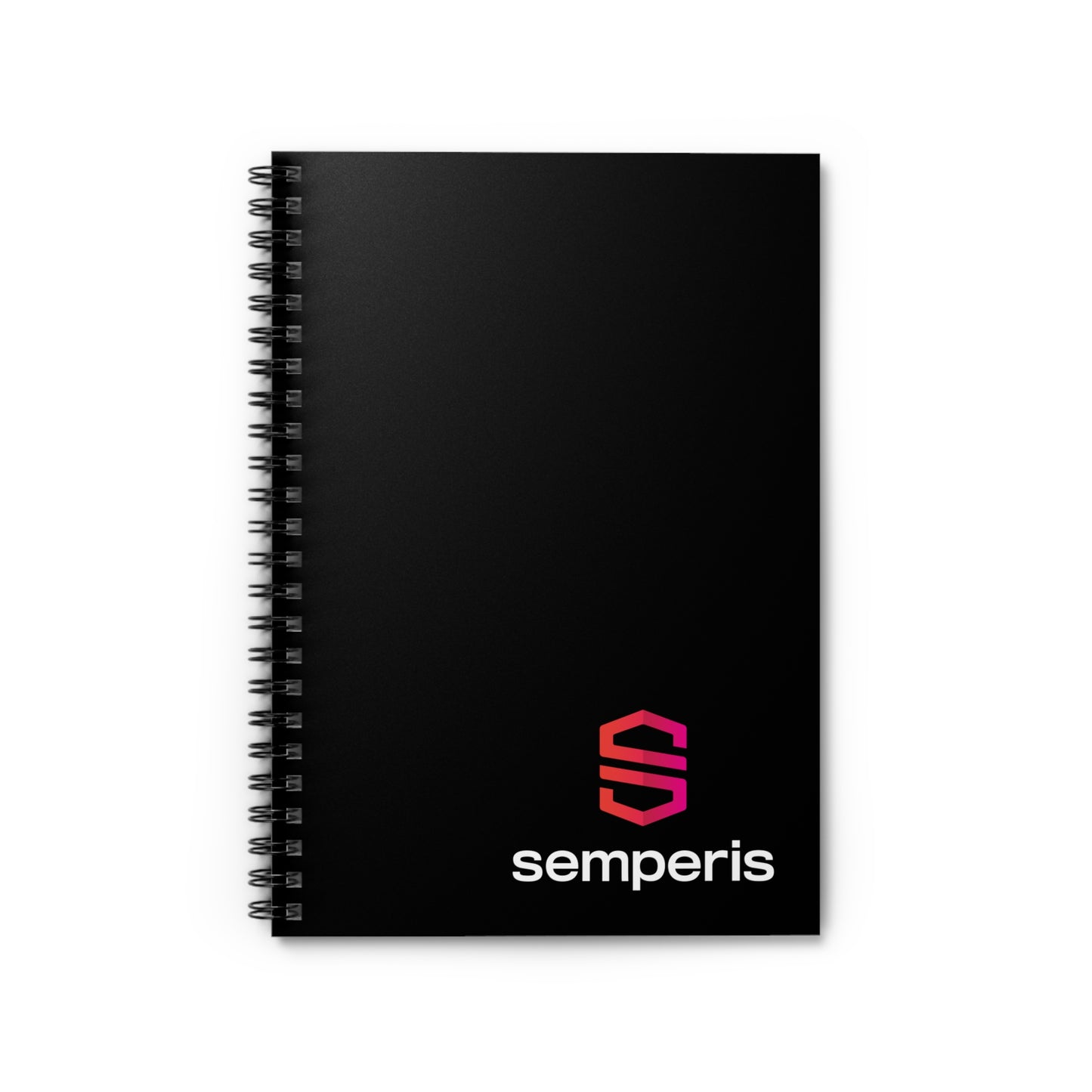 Spiral Notebook - Ruled Line (USA - Black)