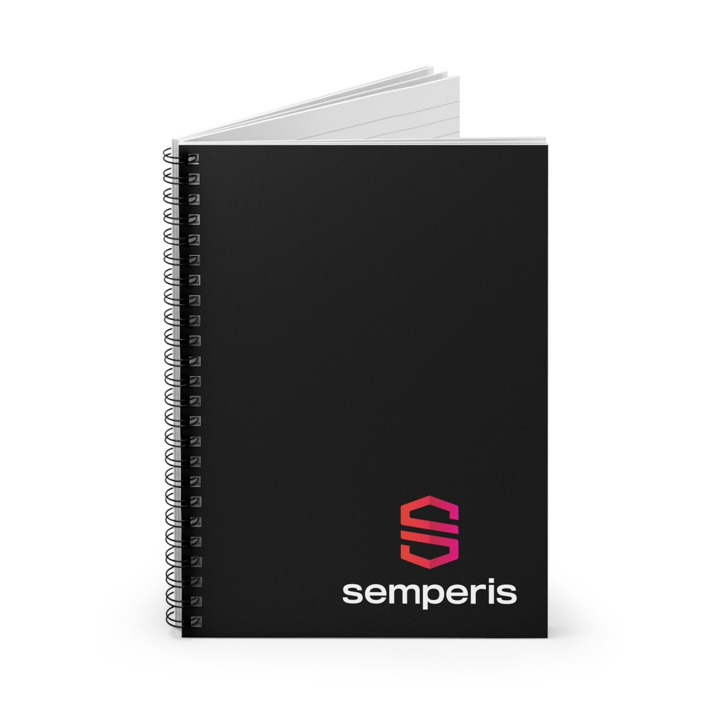 Spiral Notebook - Ruled Line (USA - Black)