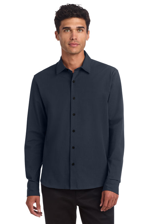 Mercer+Mettle® Long Sleeve Stretch Woven Shirt - Global