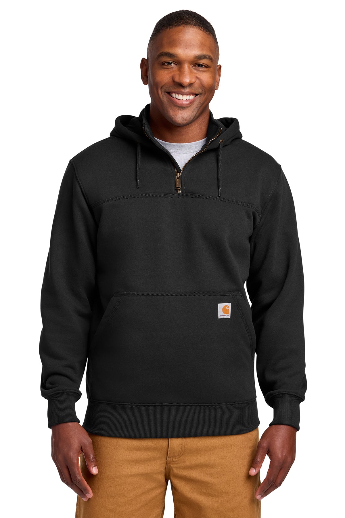Carhartt® Rain Defender® Paxton Heavyweight Hooded Zip Mock Sweatshirt