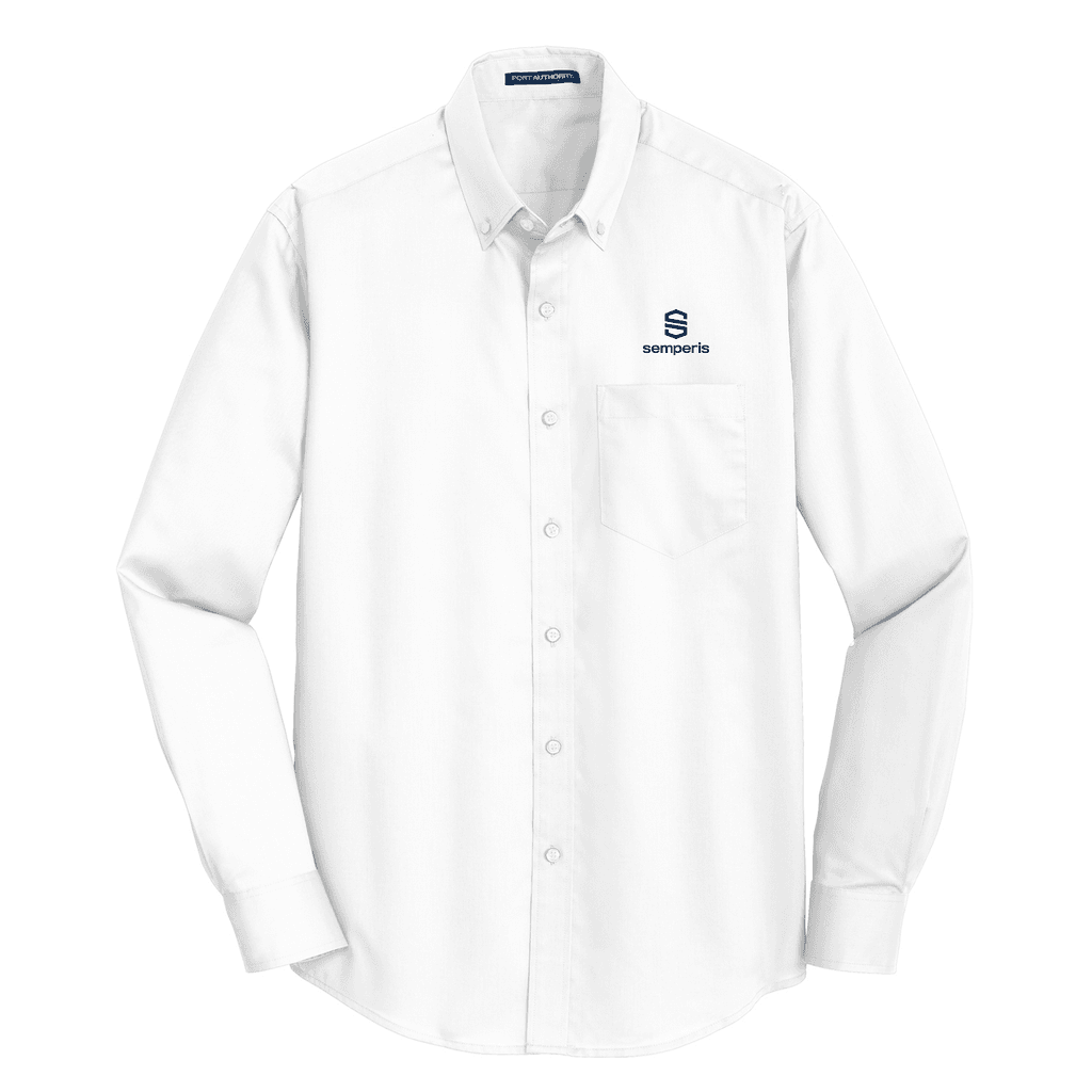 Port Authority® SuperPro™ Twill Shirt Brand Logo - Semperis USA