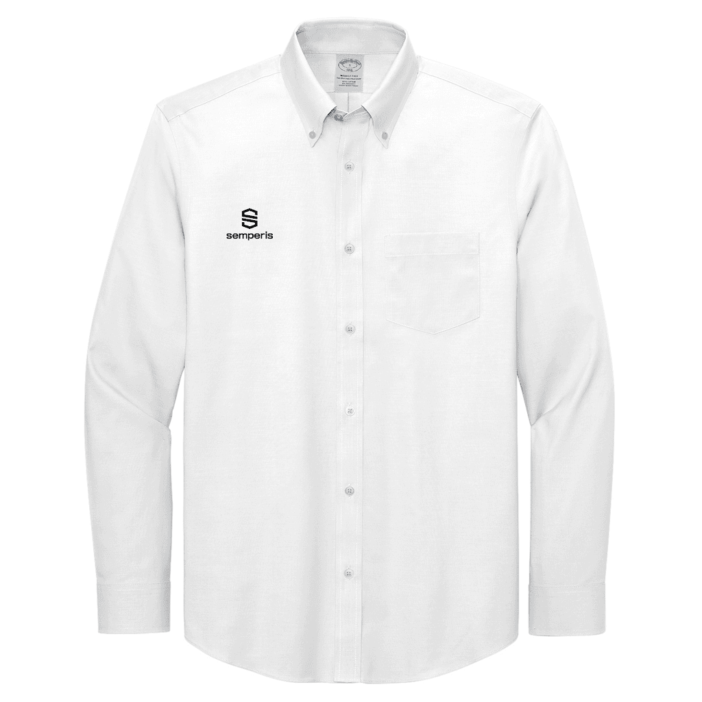 Brooks Brothers® Wrinkle-Free Stretch Pinpoint Shirt - Semperis USA