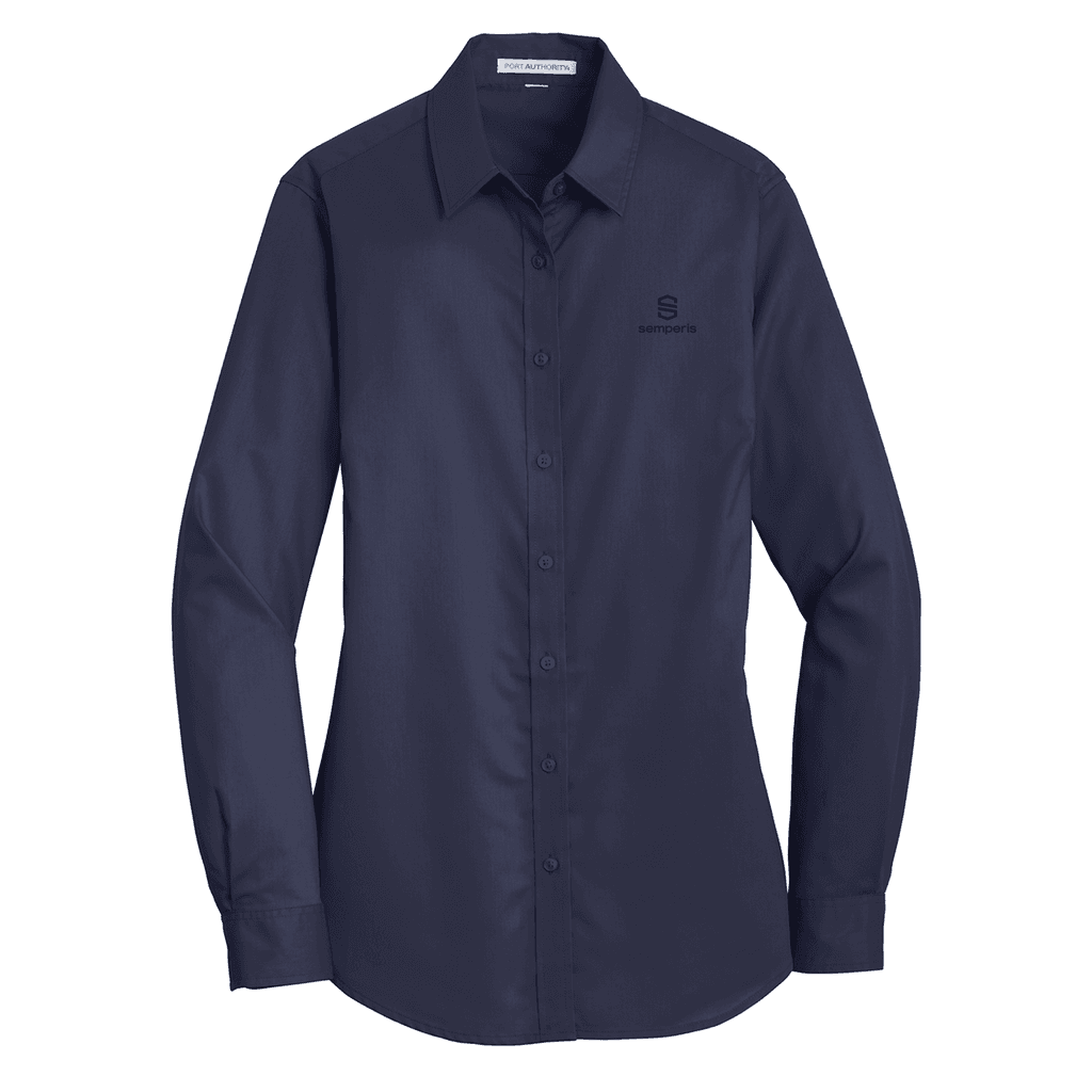Port Authority® Women's SuperPro™ Twill Shirt - Semperis USA
