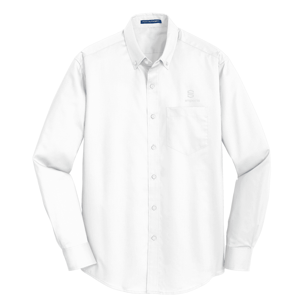 Port Authority® SuperPro™ Twill Shirt Brand Logo - Semperis USA