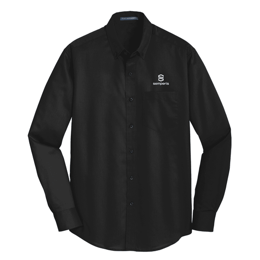 Port Authority® SuperPro™ Twill Shirt Brand Logo - Semperis USA