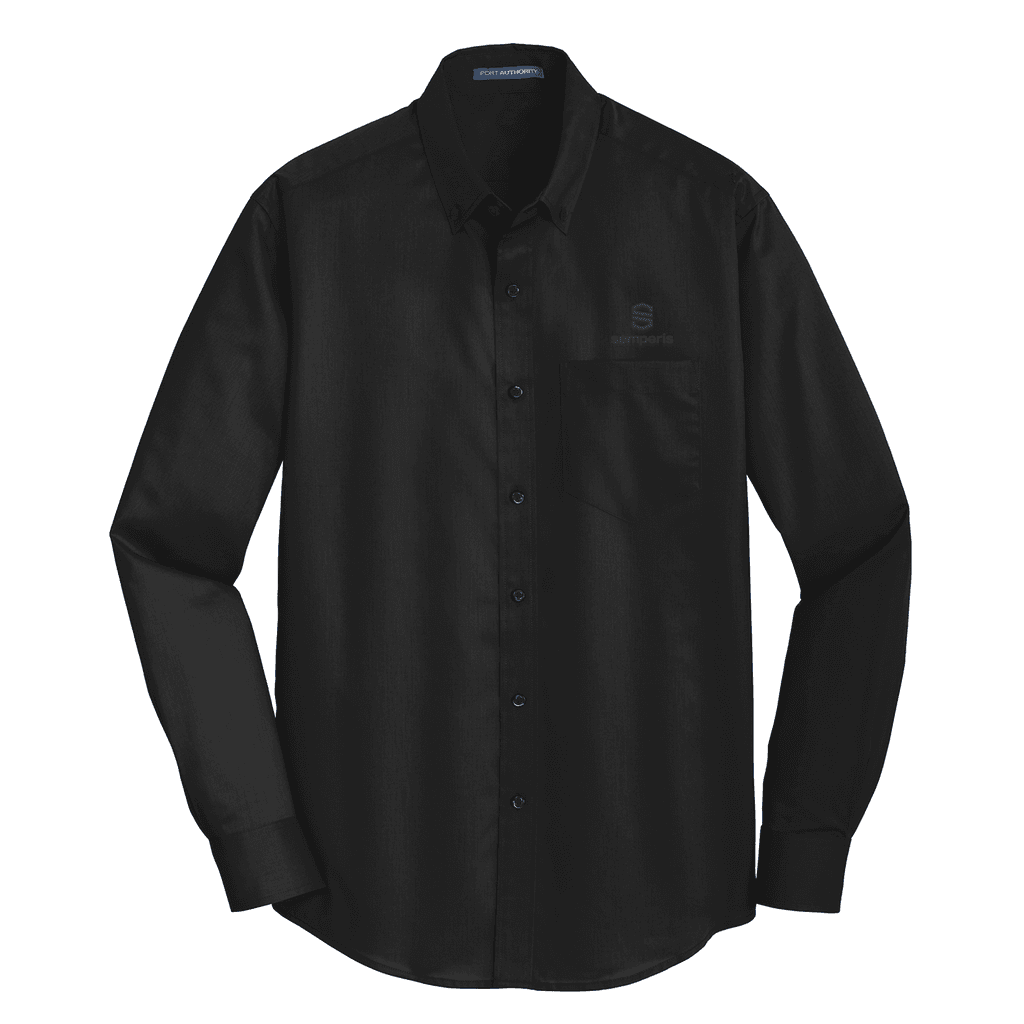 Port Authority® SuperPro™ Twill Shirt Brand Logo - Semperis USA