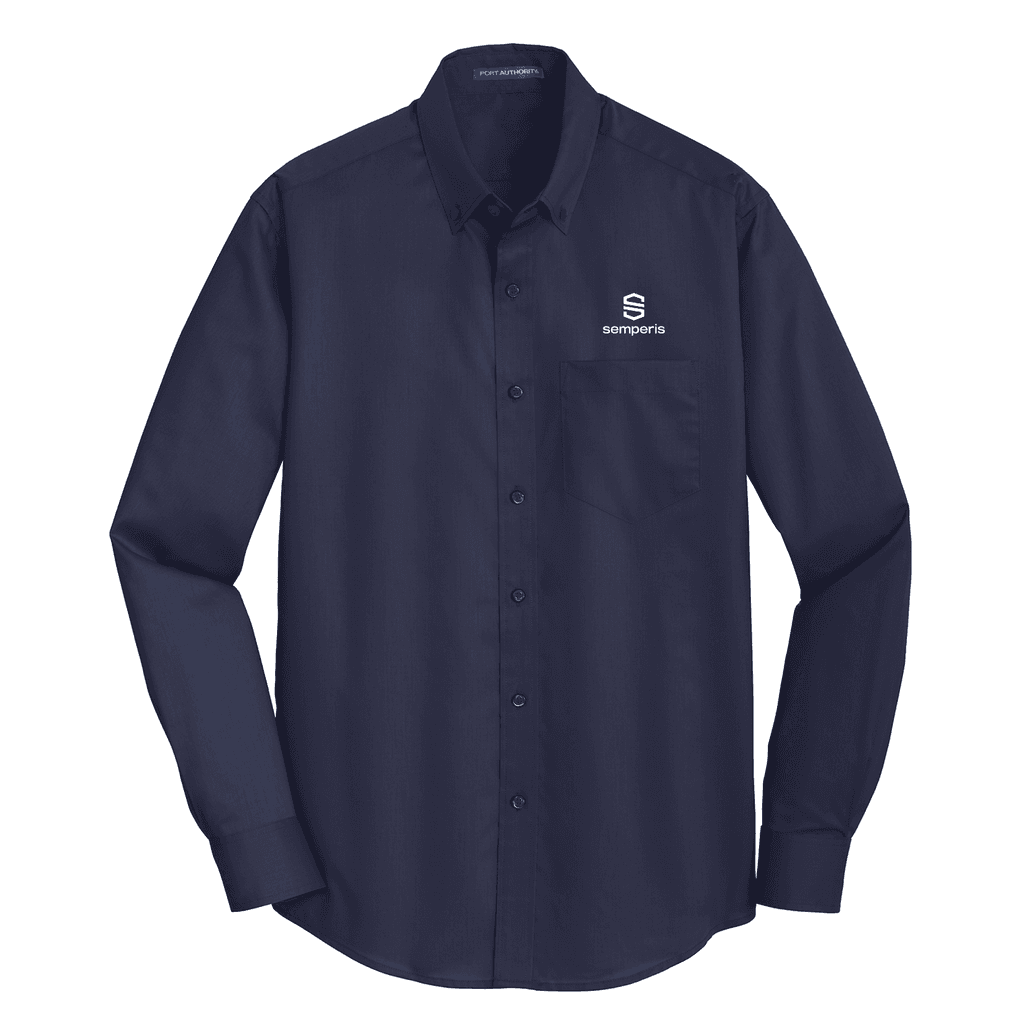 Port Authority® SuperPro™ Twill Shirt Brand Logo - Semperis USA