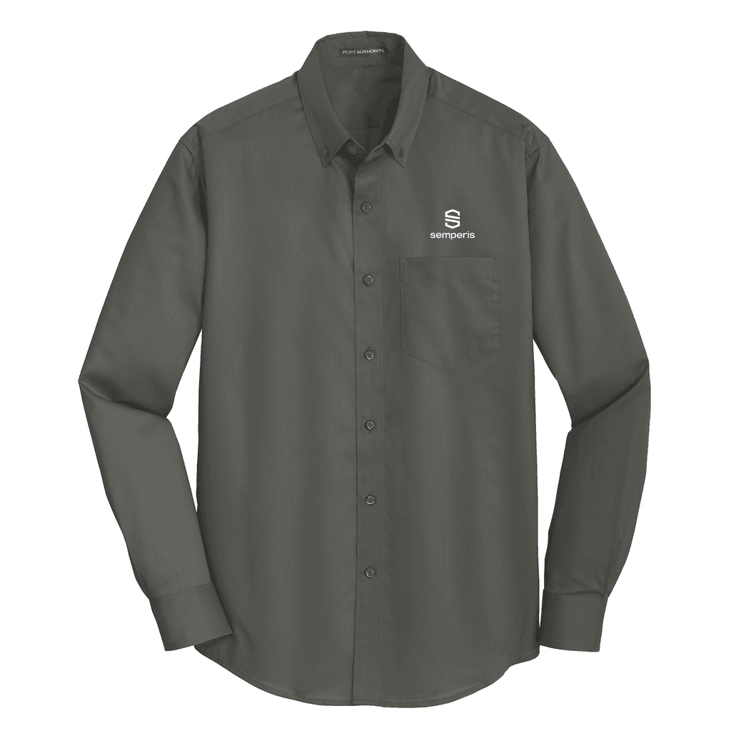 Port Authority® SuperPro™ Twill Shirt Brand Logo - Semperis USA