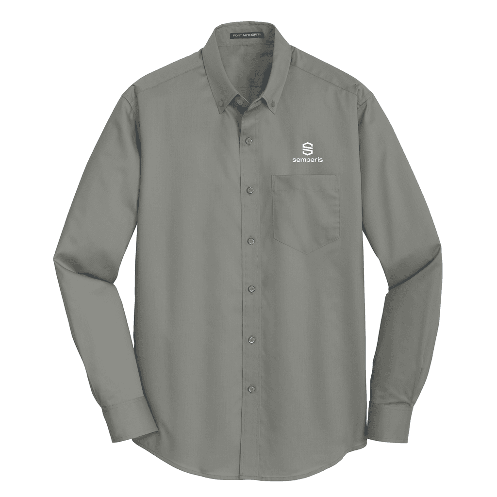 Port Authority® SuperPro™ Twill Shirt Brand Logo - Semperis USA