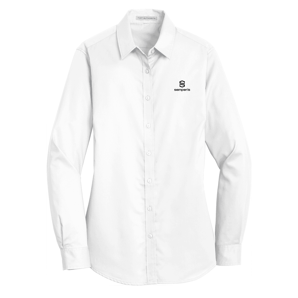 Port Authority® Women's SuperPro™ Twill Shirt - Semperis USA