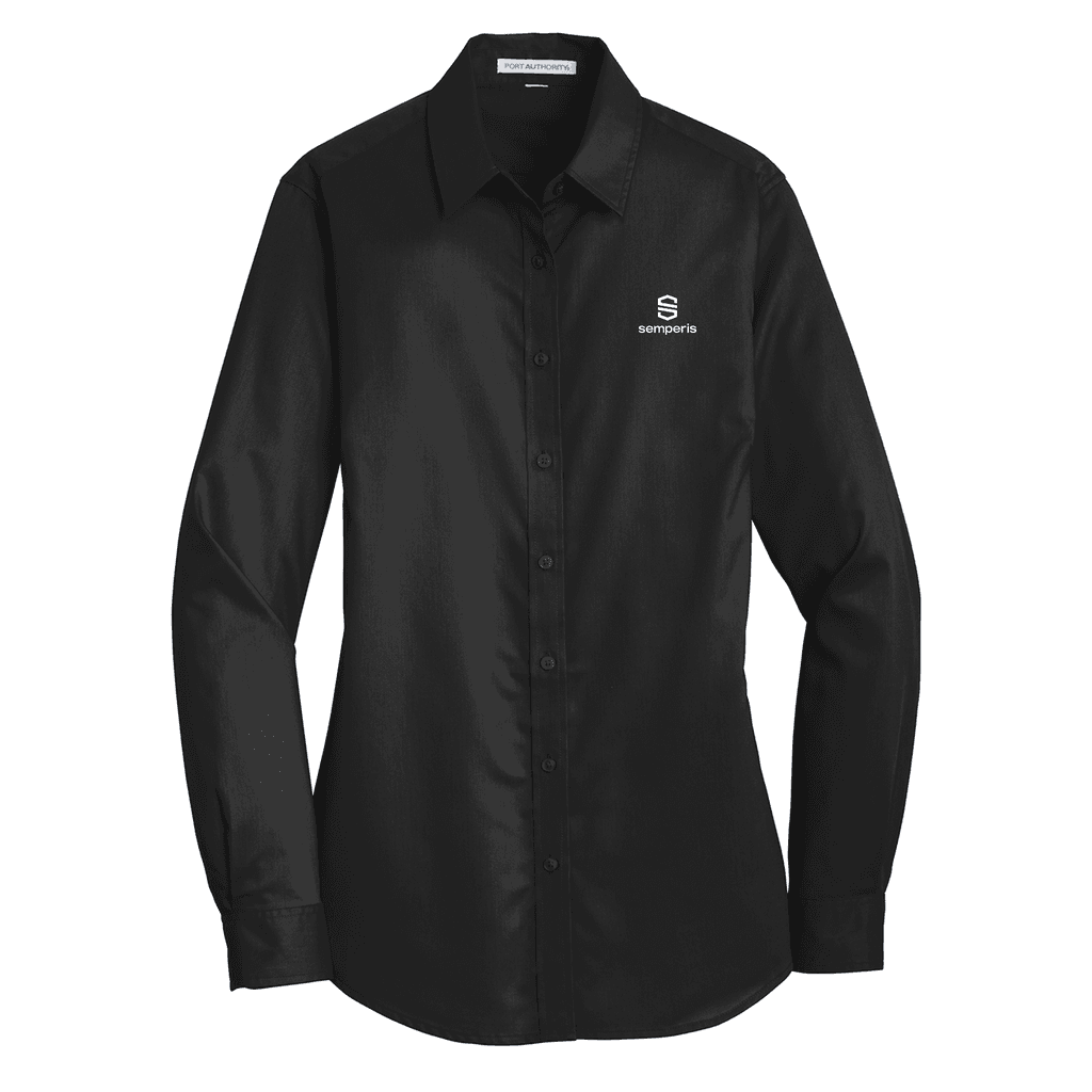 Port Authority® Women's SuperPro™ Twill Shirt - Semperis USA