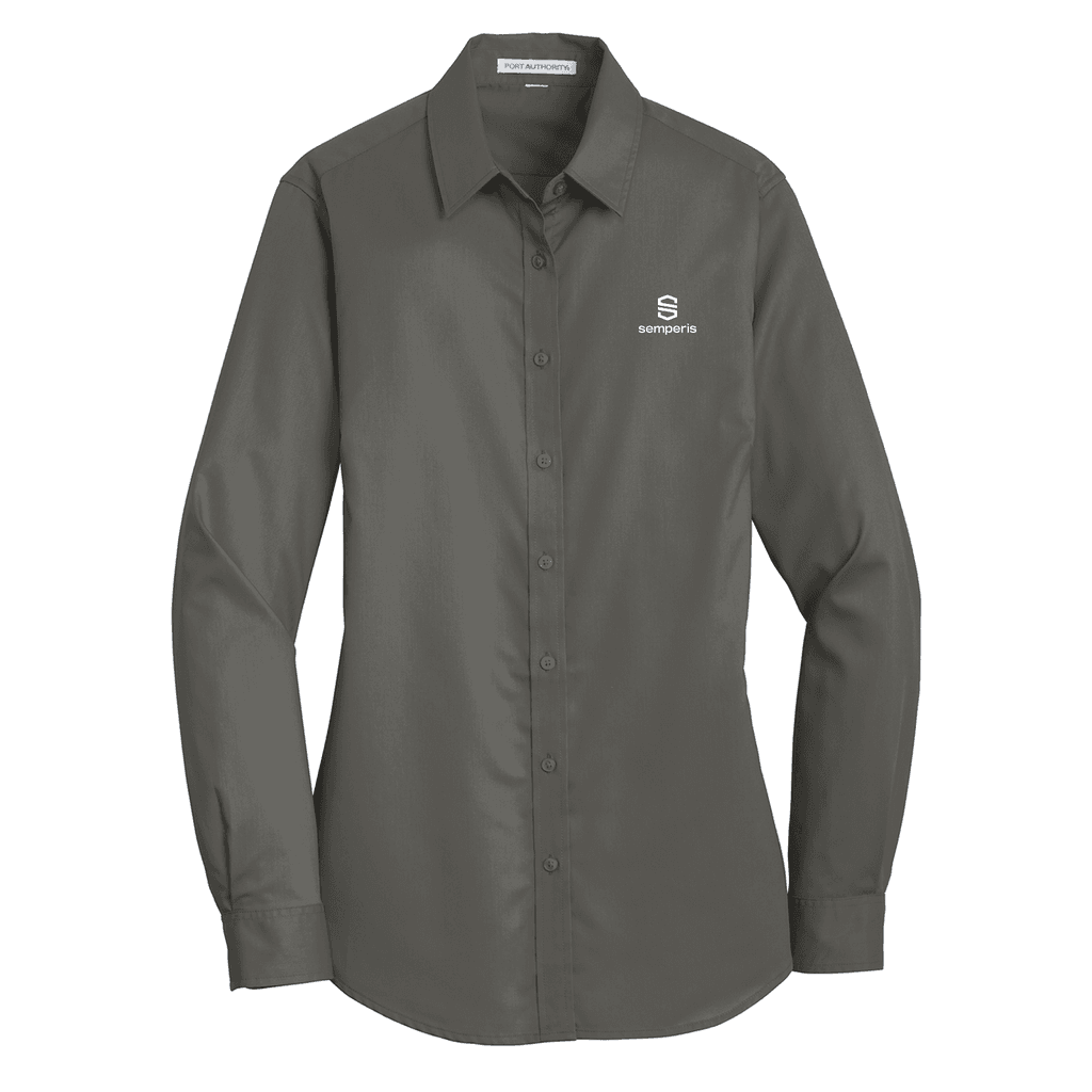 Port Authority® Women's SuperPro™ Twill Shirt - Semperis USA