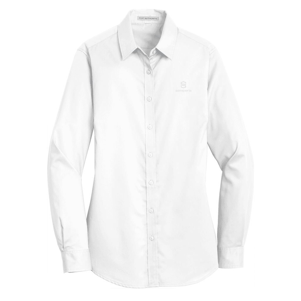 Port Authority® Women's SuperPro™ Twill Shirt - Semperis USA