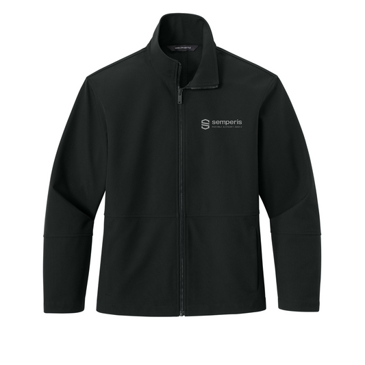 Mercer+Mettle Women's Comfort Soft Shell Jacket — Deep Black