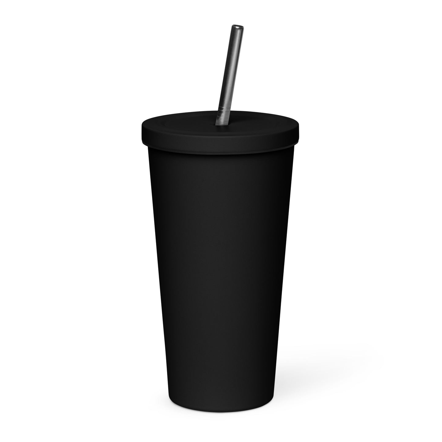 Insulated tumbler with a straw -S&I