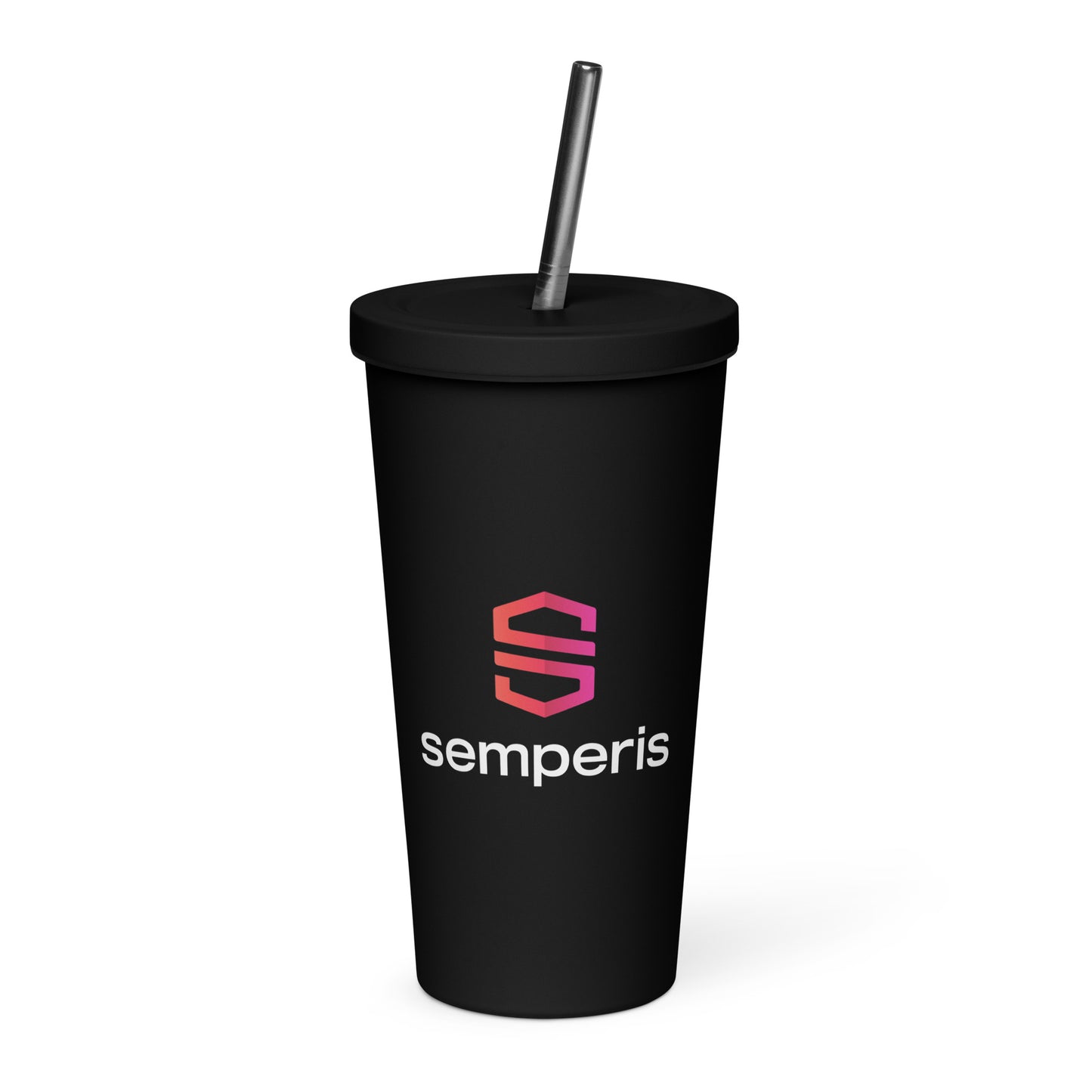 Insulated tumbler with a straw - Europe