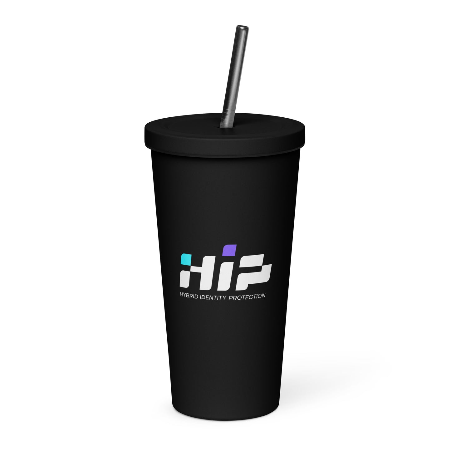 Insulated tumbler with straw - HIP