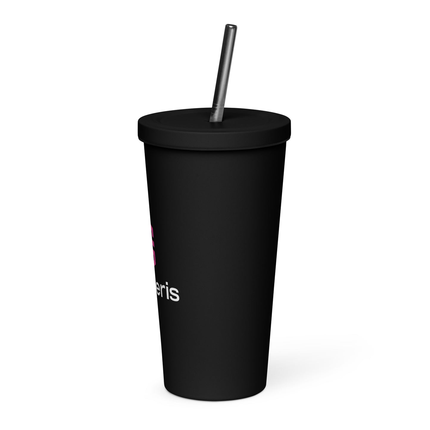 Insulated tumbler with a straw -S&I