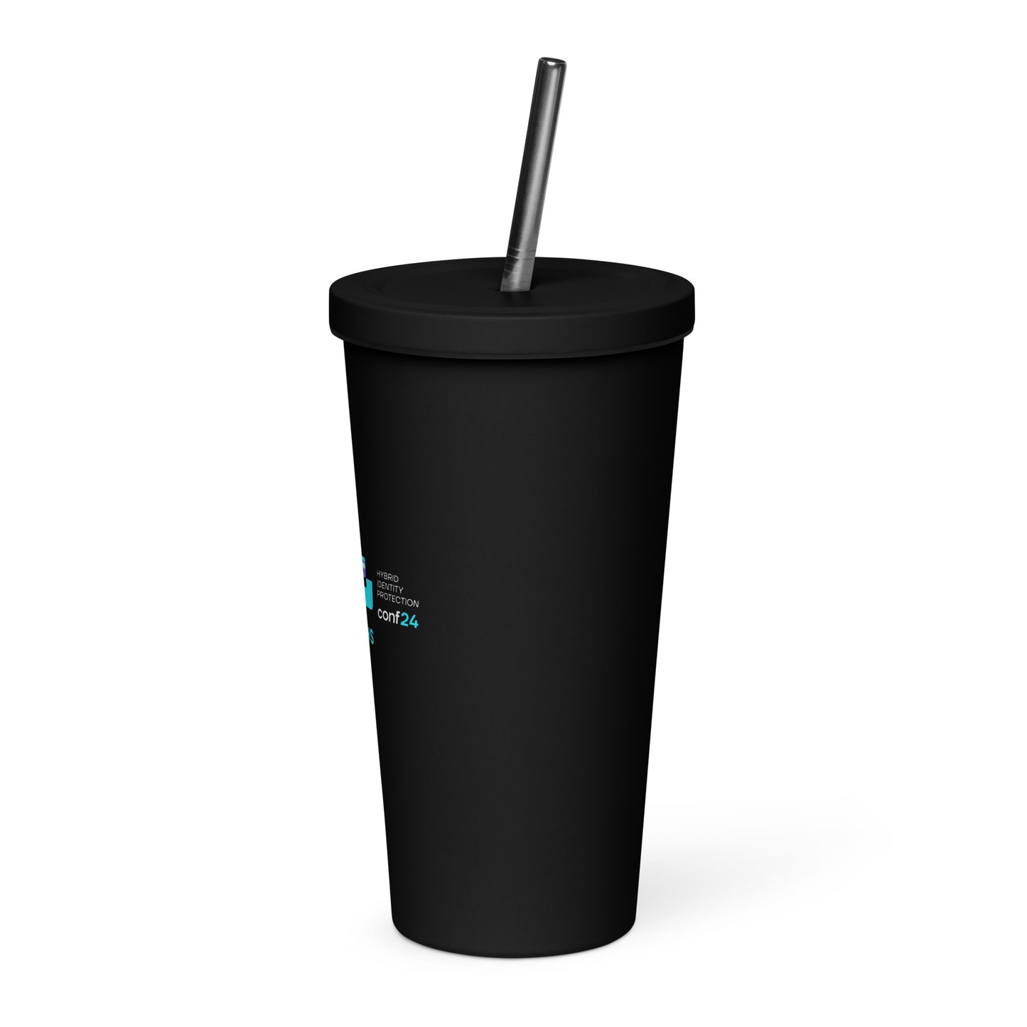 Insulated tumbler with straw - NOLA