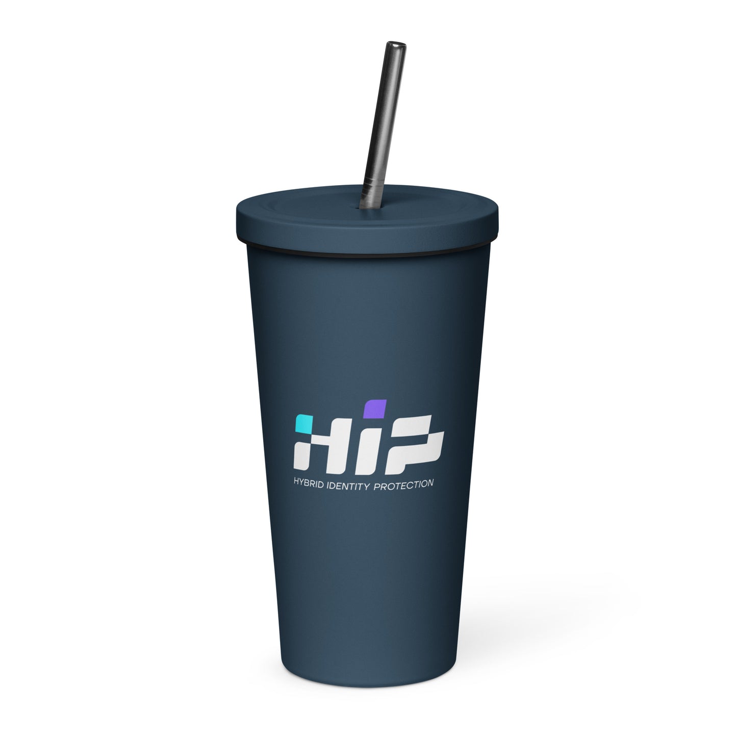 Insulated tumbler with straw - HIP