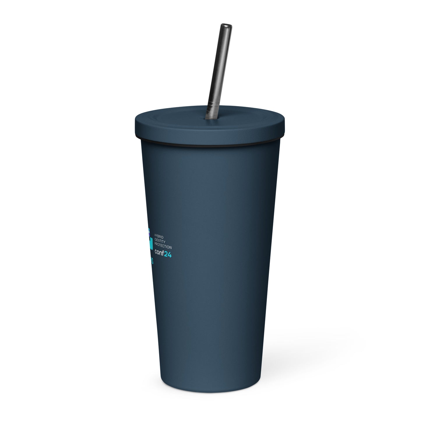 Insulated tumbler with straw - NOLA