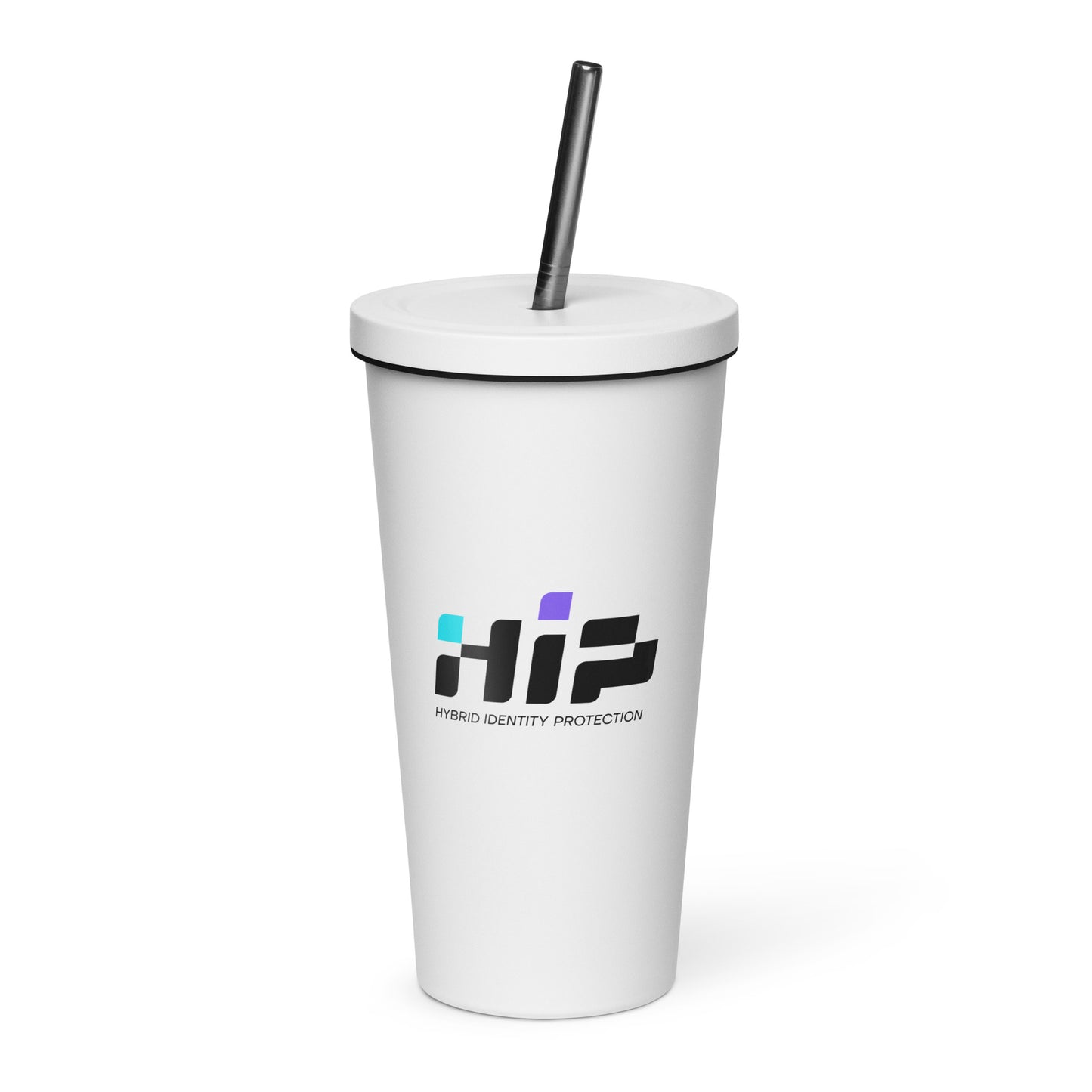 Insulated tumbler with straw - HIP