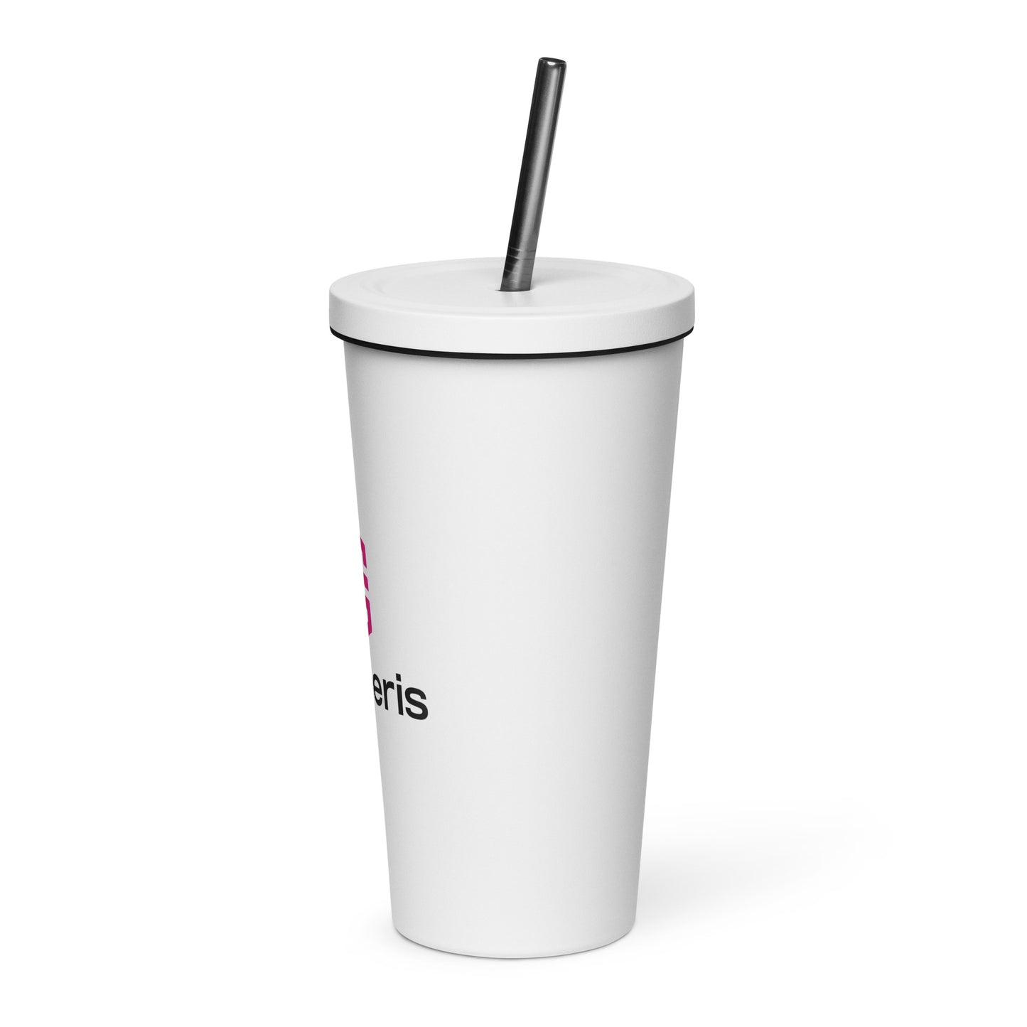 Insulated tumbler with a straw -S&I