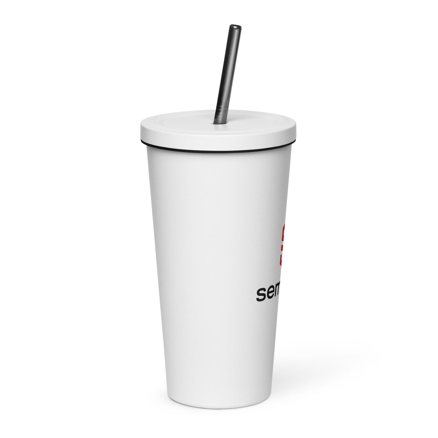 Insulated tumbler with a straw - Canada