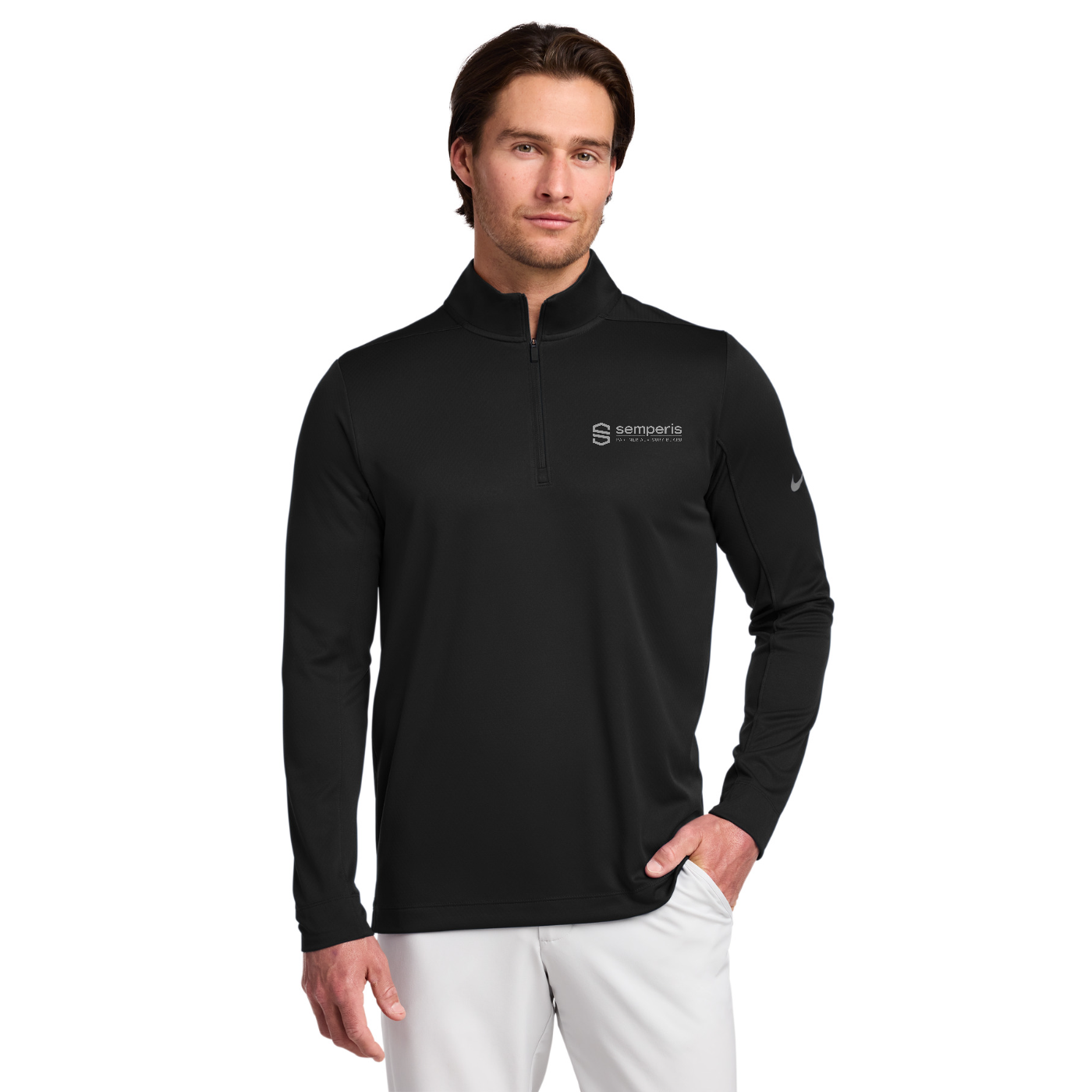 Nike Dry 1/2-Zip Cover-Up — model