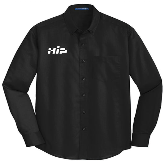 Port Authority® SuperPro™ Twill Shirt Brand Logo