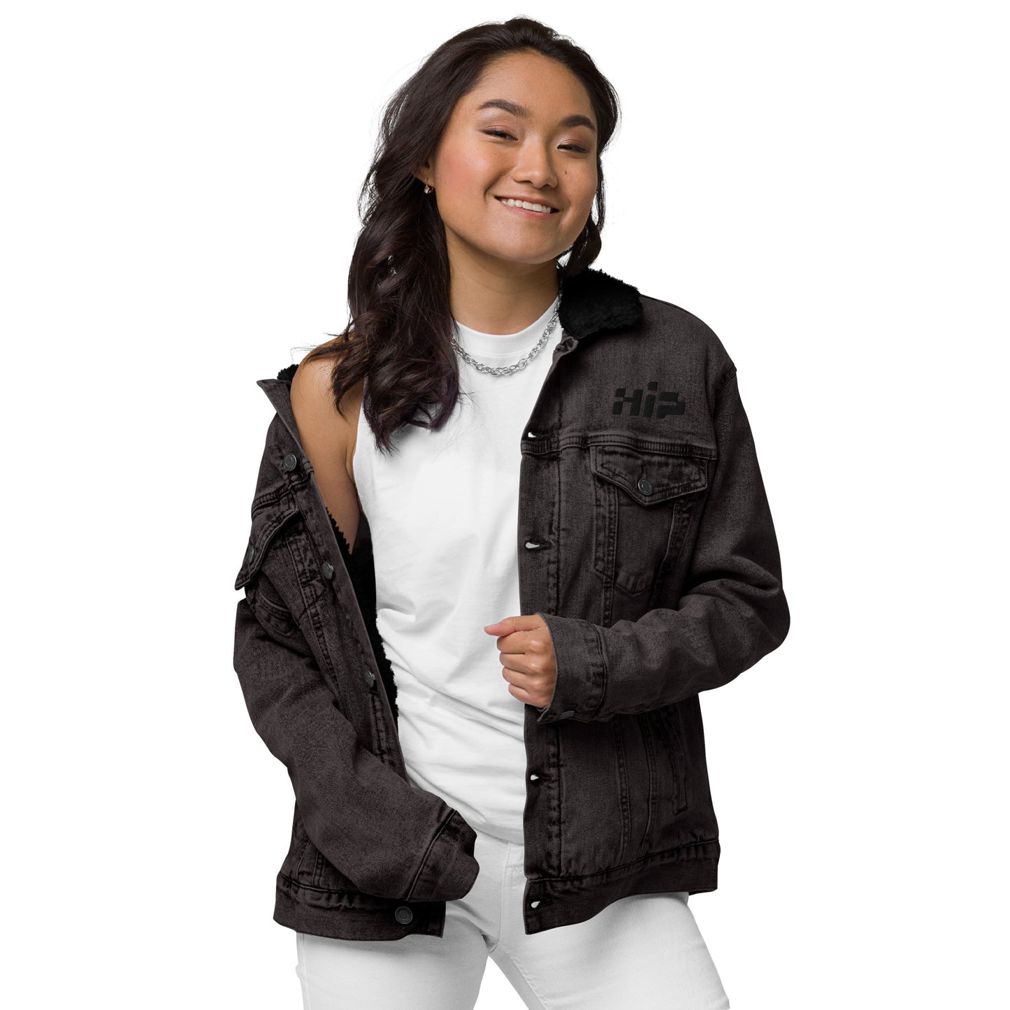 Unisex Sherpa Denim Jacket - HIP