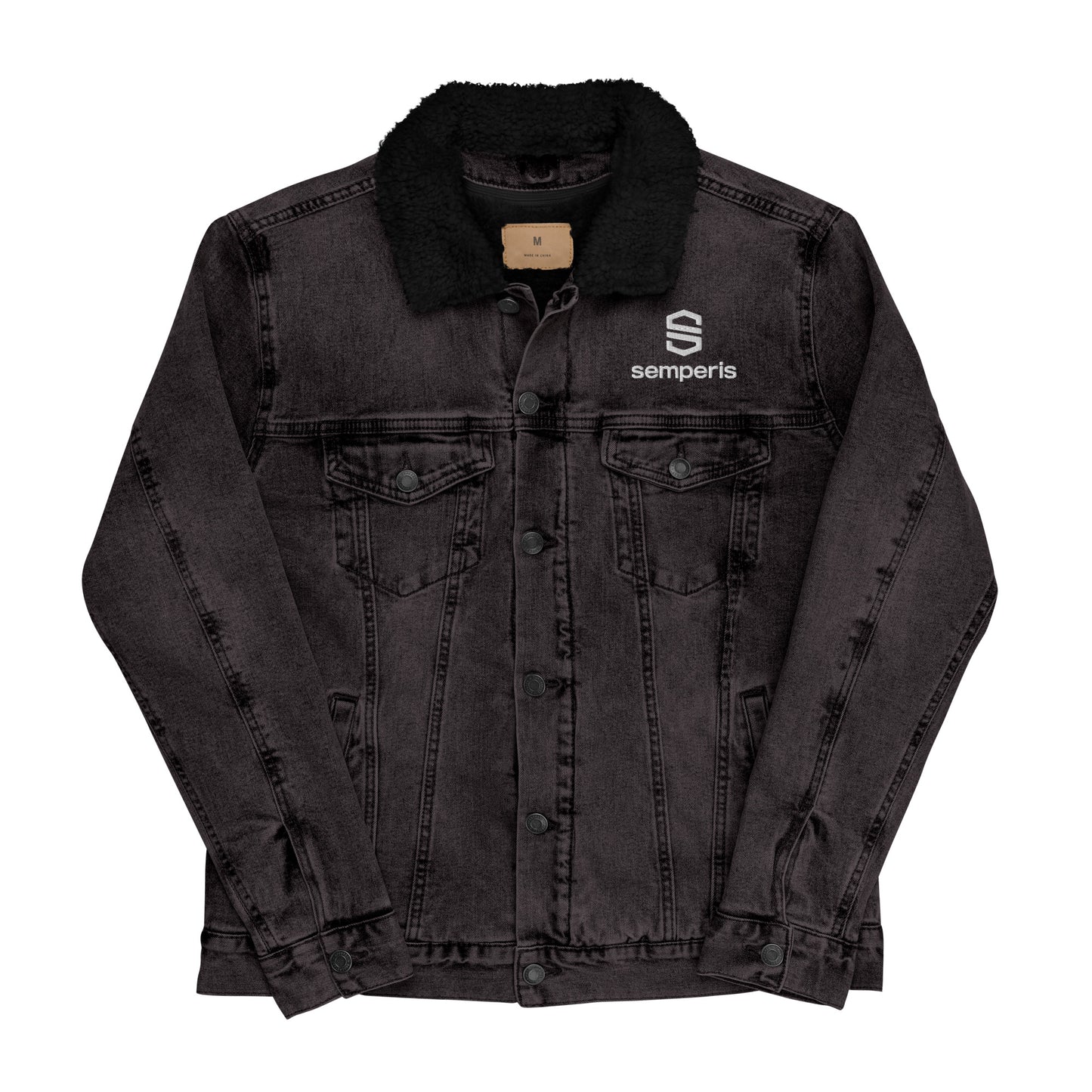 Unisex Sherpa Denim Jacket - S&I