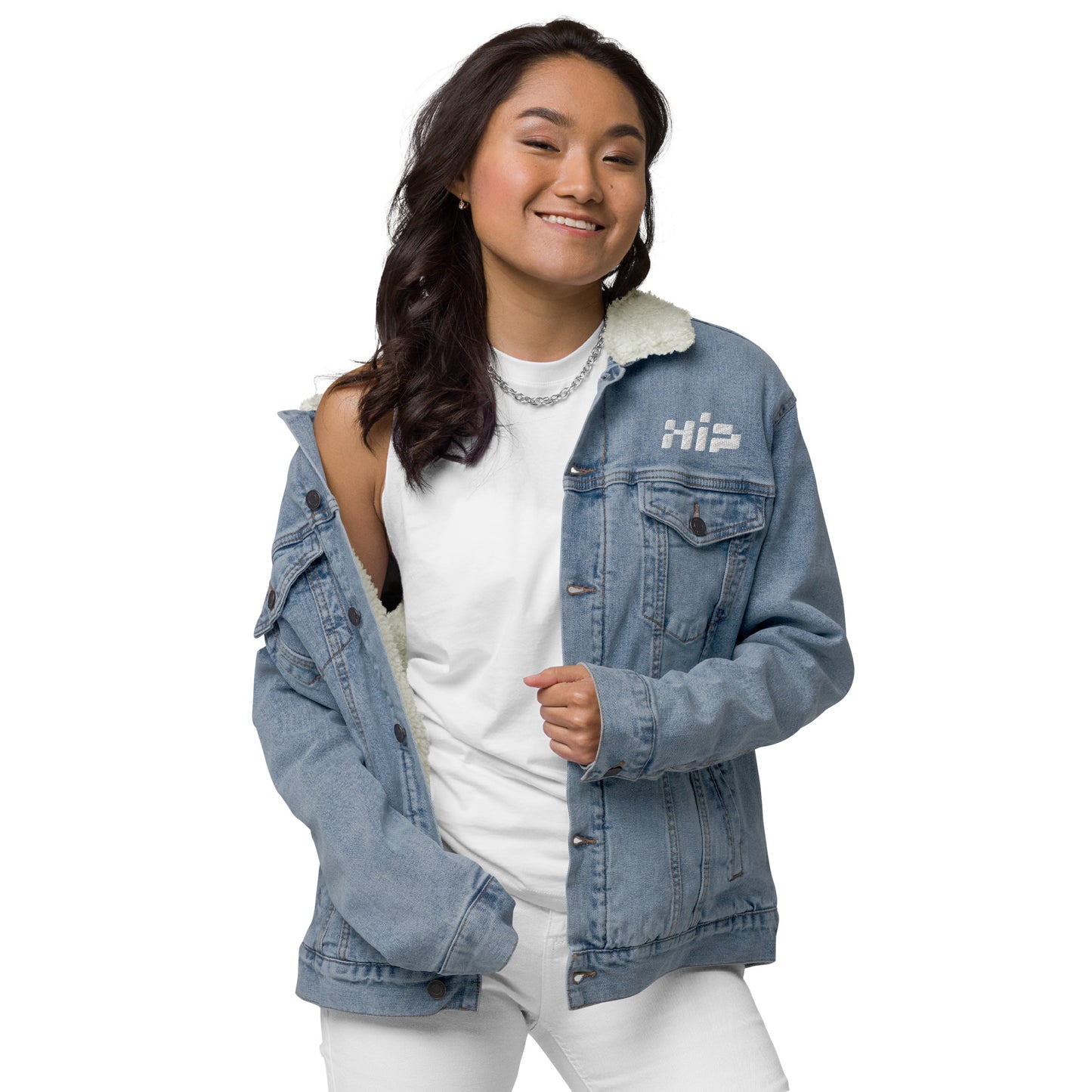 Unisex Sherpa Denim Jacket - HIP