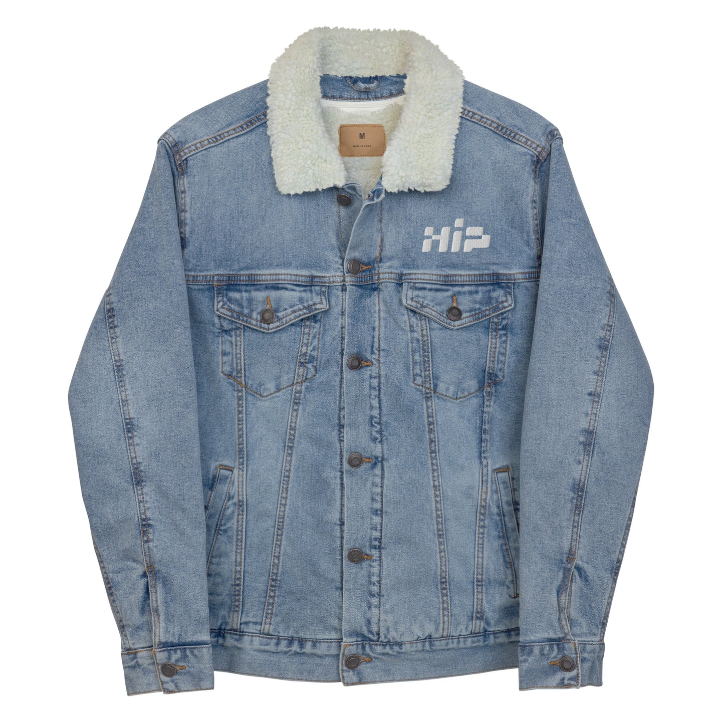 Unisex Sherpa Denim Jacket - HIP