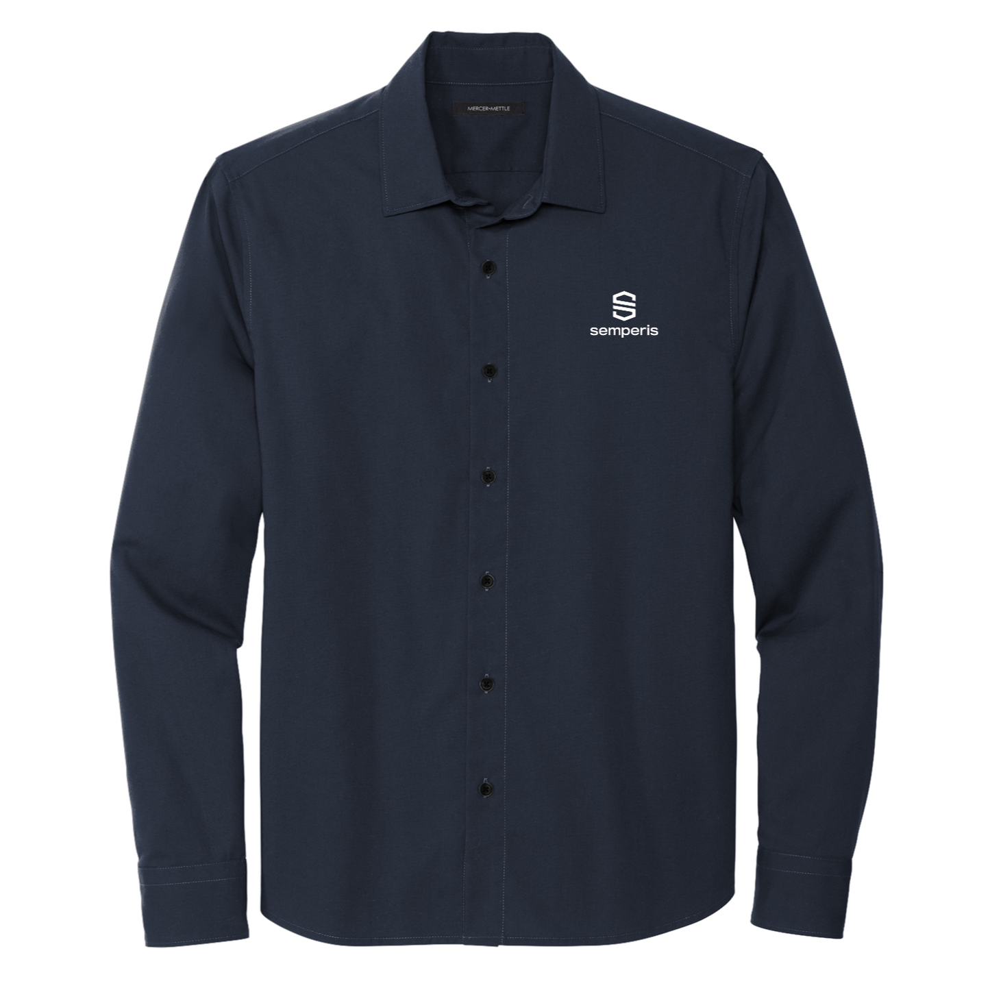 Mercer+Mettle® Long Sleeve Stretch Woven Shirt - Global