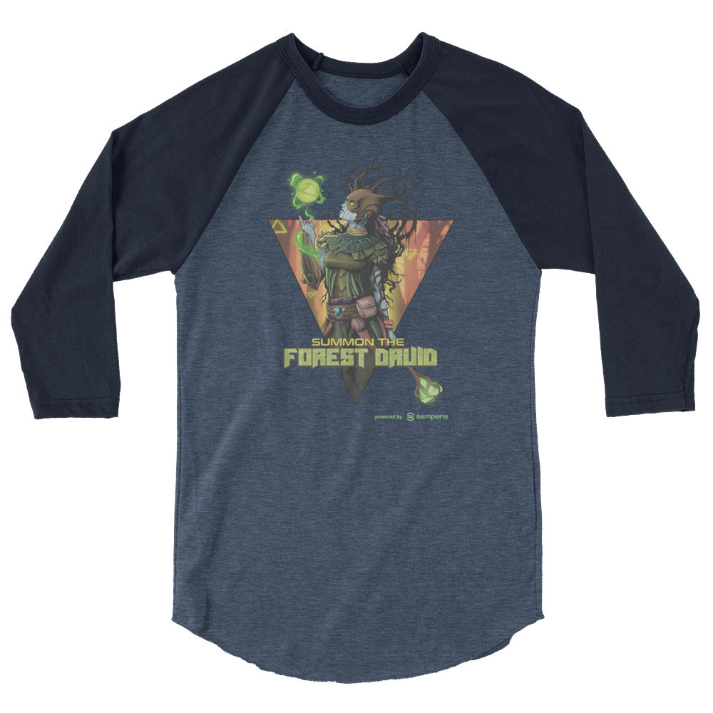 Unisex "Forest Druid" 3/4 sleeve raglan shirt - Canada