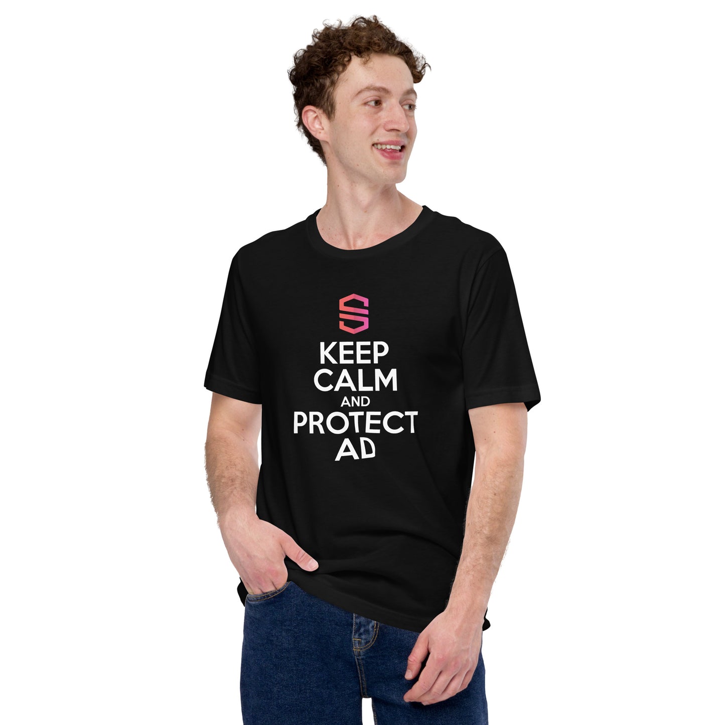 Unisex "Keep Calm and Protect AD" T-shirt - 100% Cotton - Canada