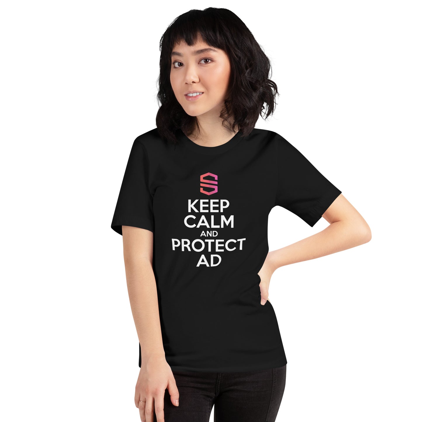 Unisex "Keep Calm and Protect AD" T-shirt - 100% Cotton - Canada