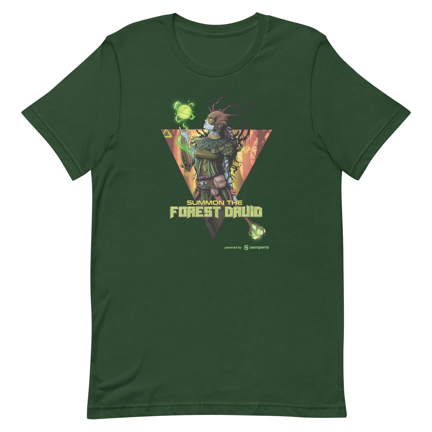 Unisex "Forest Druid" T-shirt - 100% Cotton