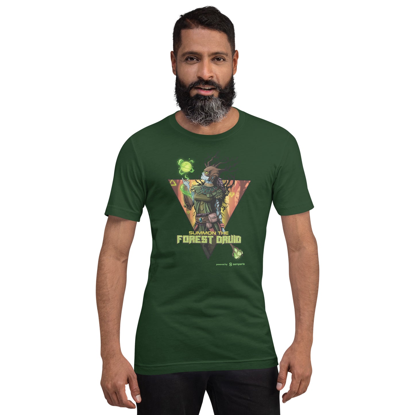 Unisex "Forest Druid" T-shirt - 100% Cotton