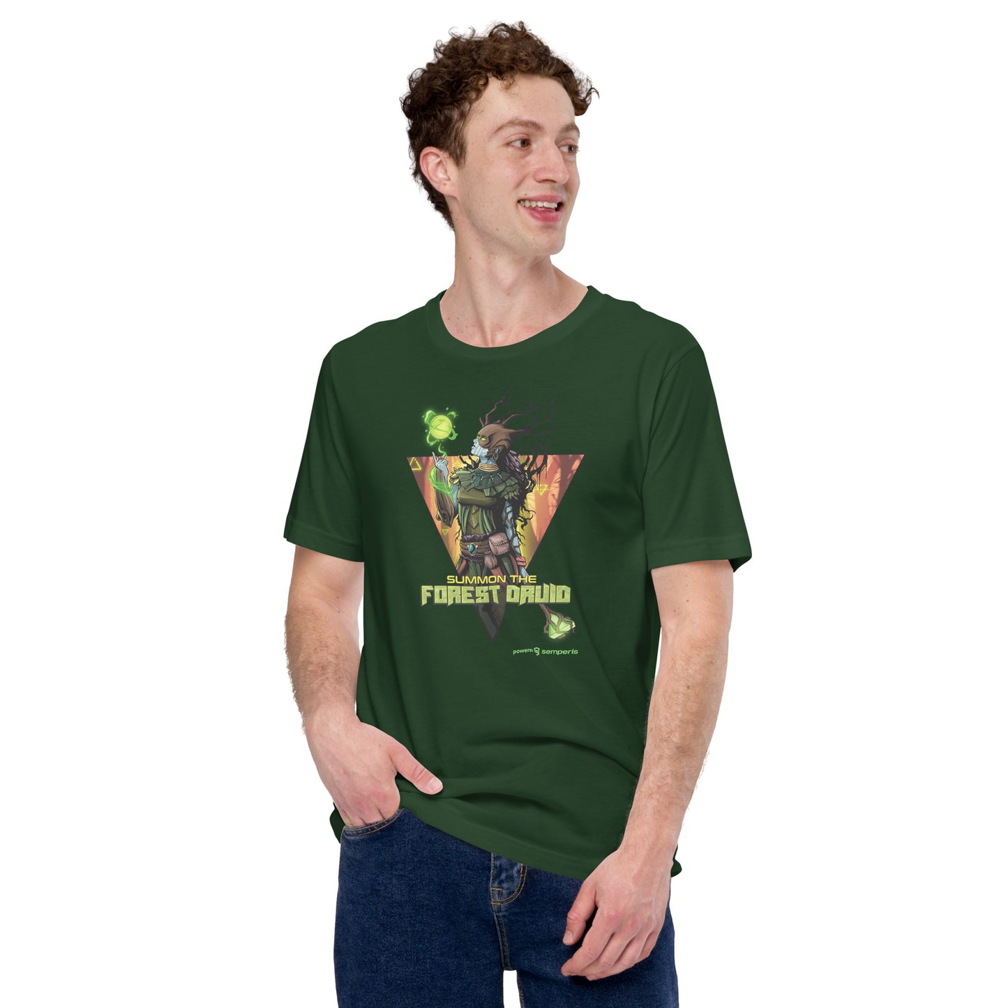 Unisex "Forest Druid" T-shirt - 100% Cotton