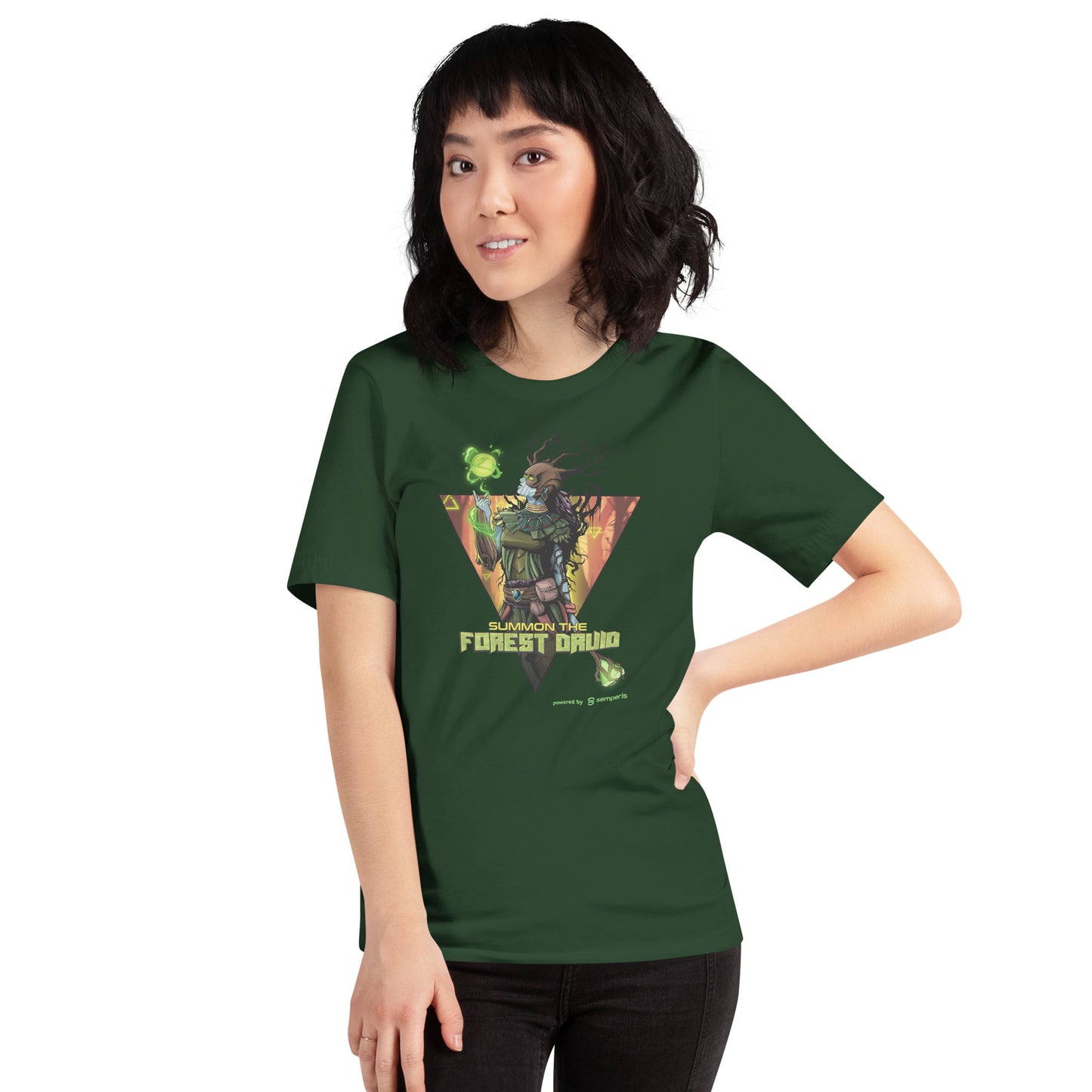 Unisex "Forest Druid" T-shirt - 100% Cotton