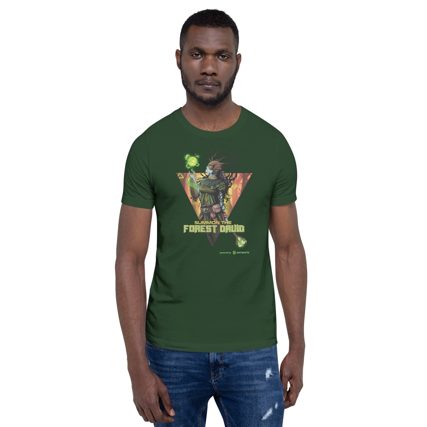 Unisex "Forest Druid" T-shirt - 100% Cotton - Europe