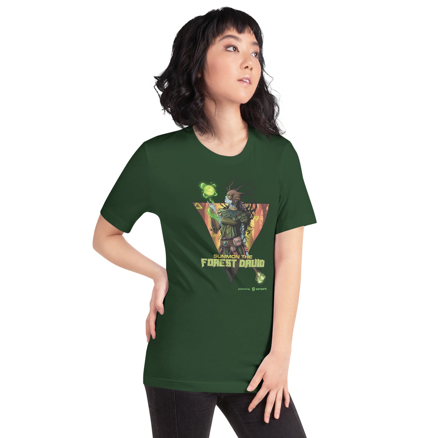 Unisex "Forest Druid" T-shirt - 100% Cotton - Europe