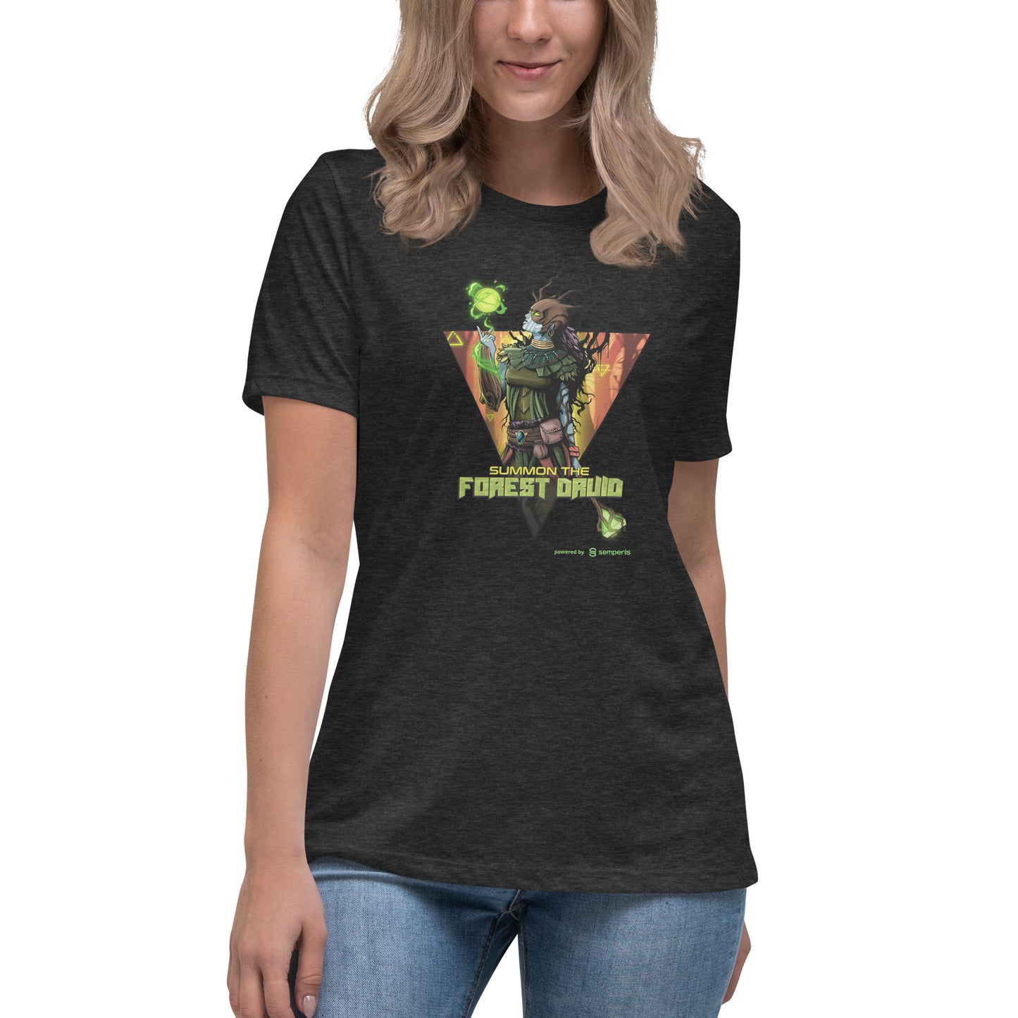 Women's "Forest Druid" T-shirt - 100% Cotton