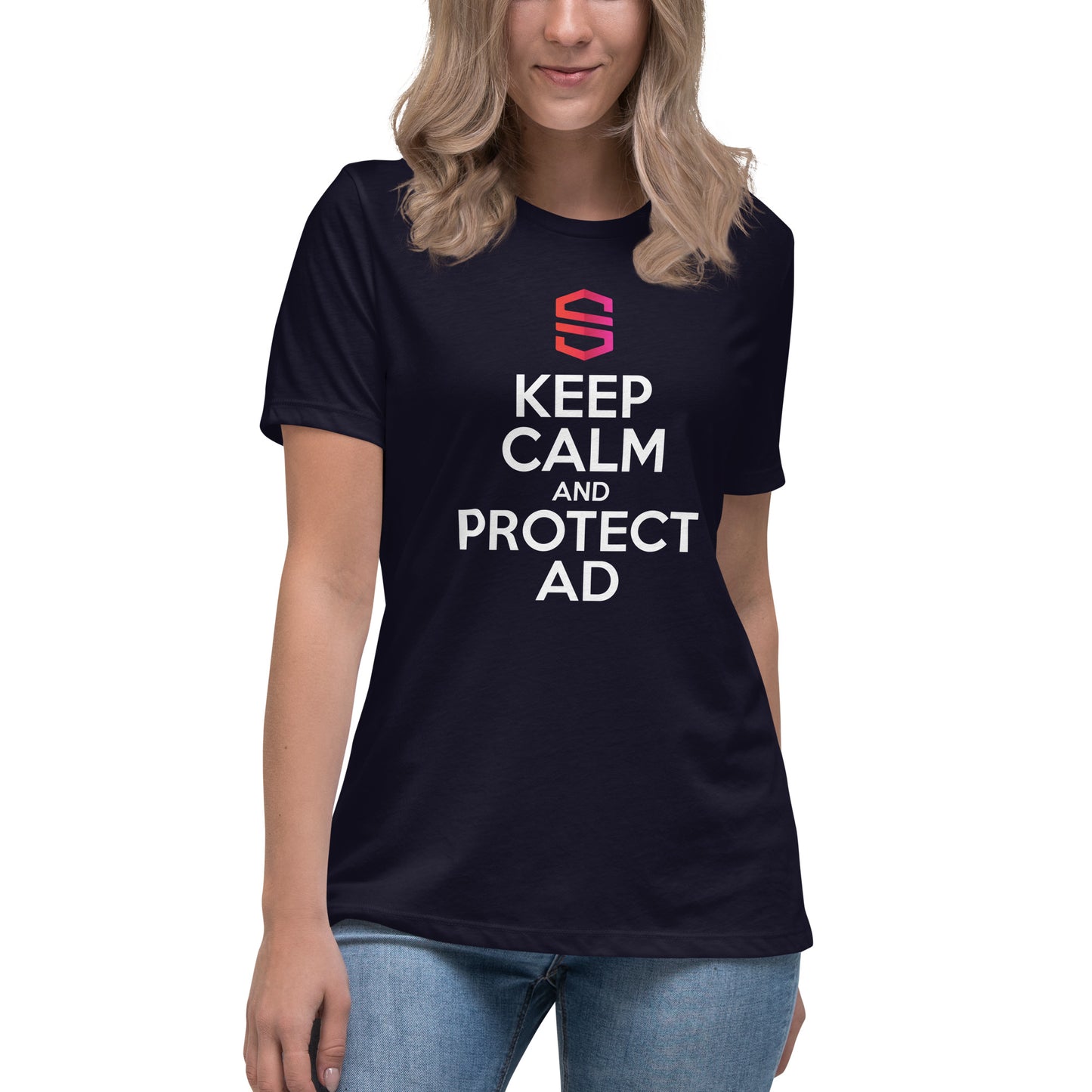 Women's "Keep Calm and Protect AD" T-shirt - 100% Cotton - AUS / NZ