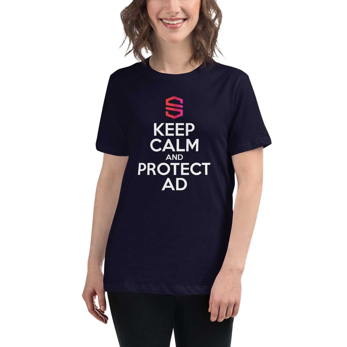 Women's "Keep Calm and Protect AD" T-shirt - 100% Cotton - AUS / NZ