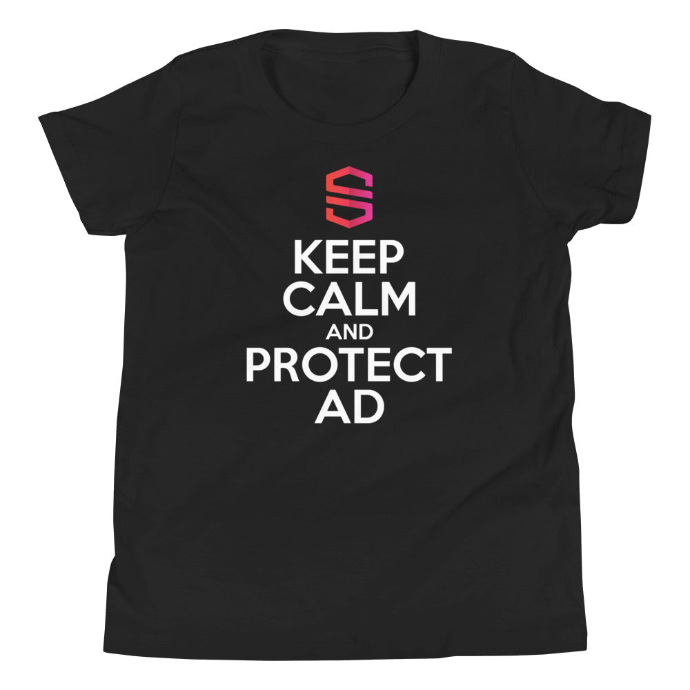 Youth "Keep Calm and Protect AD" T-shirt - 100% Cotton