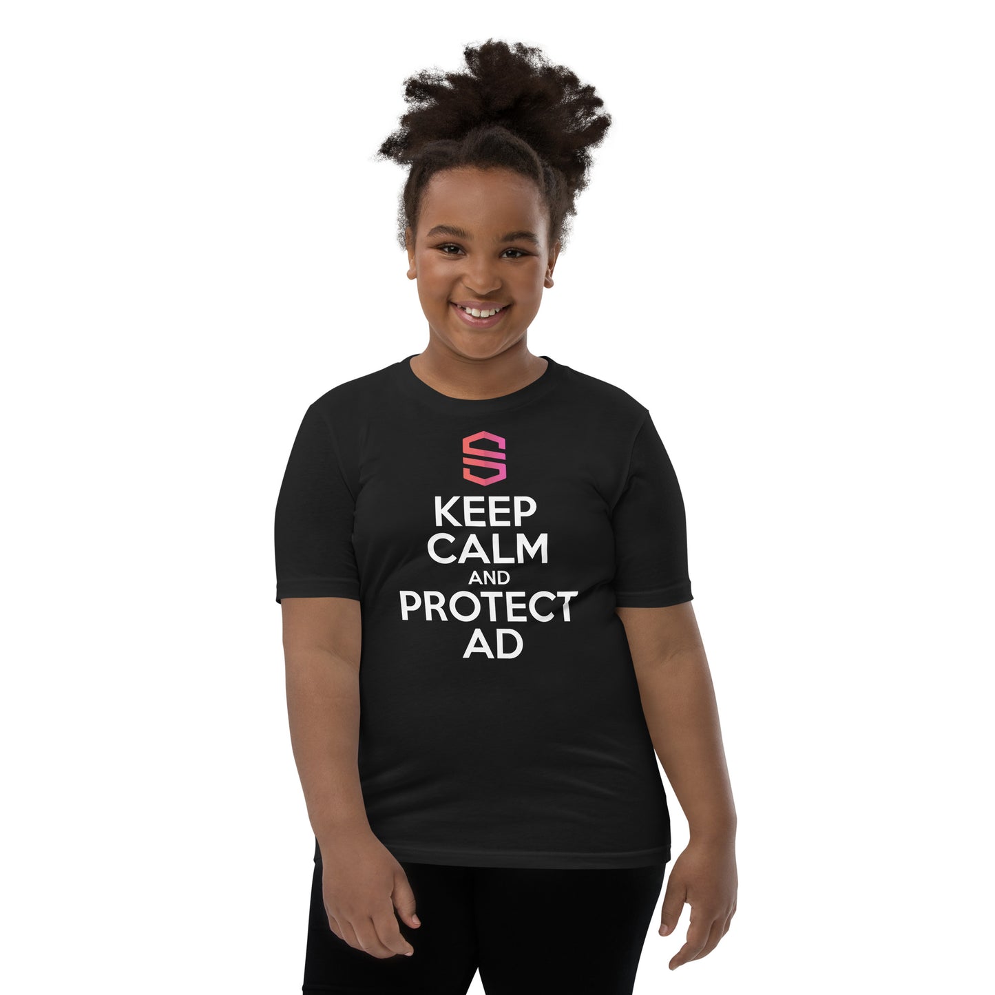 Youth "Keep Calm and Protect AD" T-shirt - 100% Cotton - Europe